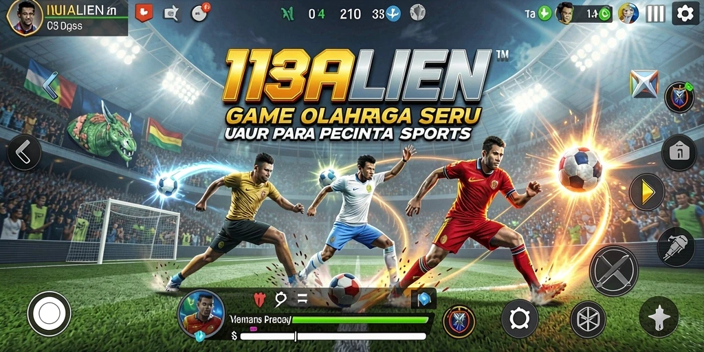 Tampilan menarik dari gameplay 138ALIEN yang memukau dan penuh aksi olahraga.