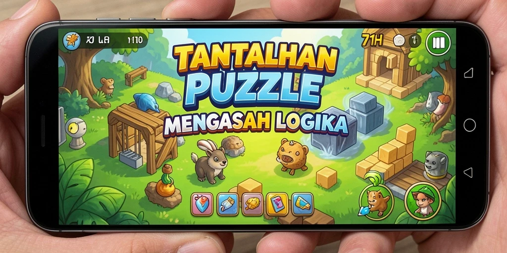 Screenshot gameplay 71H yang penuh tantangan Puzzle.
