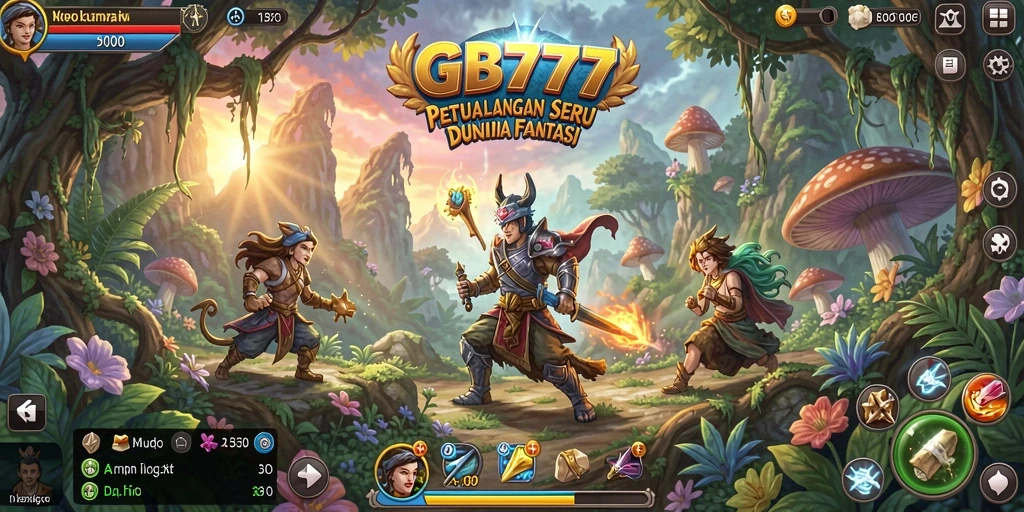 Screenshot utama GB777 menampilkan aksi mendebarkan dan petualangan seru.