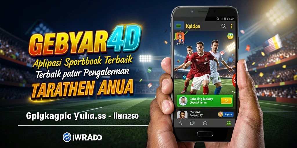 Tampilan antarmuka GEBYAR4D yang modern dan menarik untuk taruhan Sportsbook.