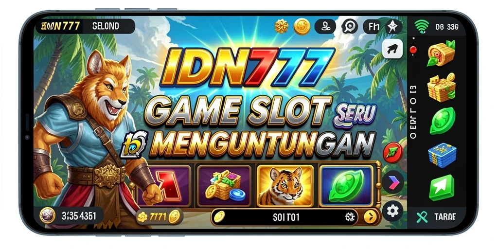 Tampilan screenshot permainan IDN777 yang penuh warna dan menarik.