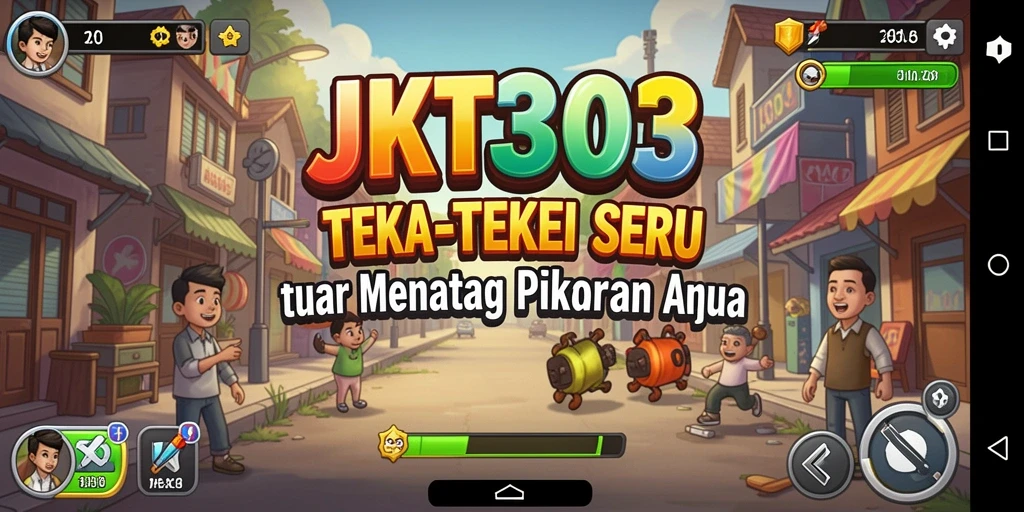 Screenshot gameplay JKT303 menunjukkan serunya menyelesaikan teka-teki.