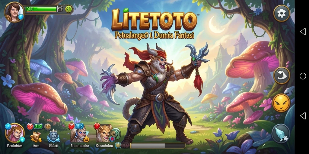Screenshot LITETOTO menampilkan gameplay petualangan yang mendebarkan.