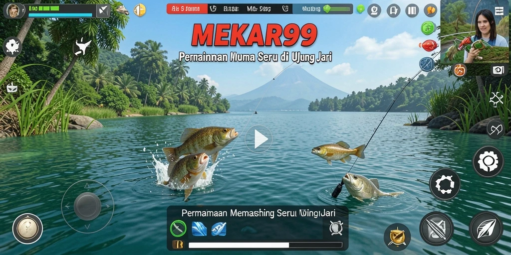 Tampilan gameplay MEKAR99 yang menakjubkan dan seru.