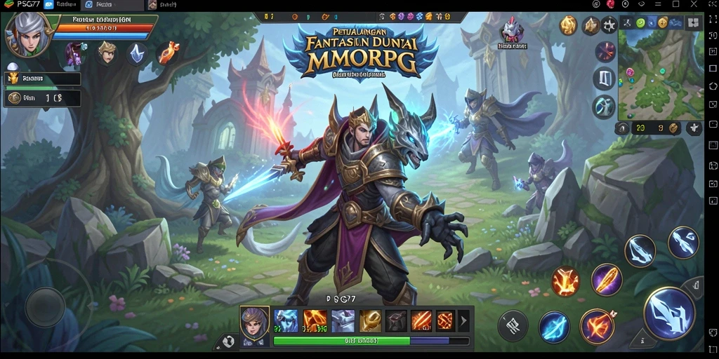 Gameplay epik di dunia fantasi PSG77 dengan karakter yang beragam.